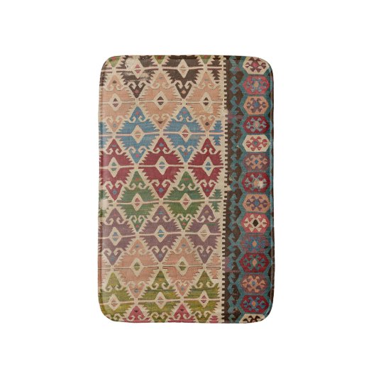 Turks Kilim Carpet Rug Badmat (Voorkant Verticaal)