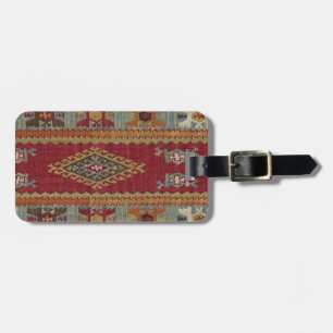 Turks Kilim Carpet Rug Bagagelabel