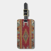 Turks Kilim Carpet Rug Bagagelabel (Voorkant verticaal)