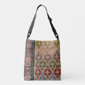 Turks Kilim Carpet Rug Crossbody Tas (Achterkant)