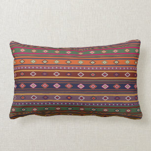 Turks Kilim Pattern Colorful Tribal Kussen