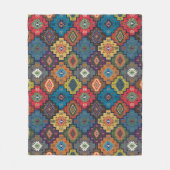 Turks kleurrijk etnisch motifpatroon fleece deken (Voorkant)
