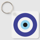 Turks Kwaad Oog Blauw Mati symbool geluk charme Sleutelhanger (Voorkant)