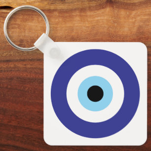 Turks Kwaad Oog Blauw Mati symbool geluk charme Sleutelhanger