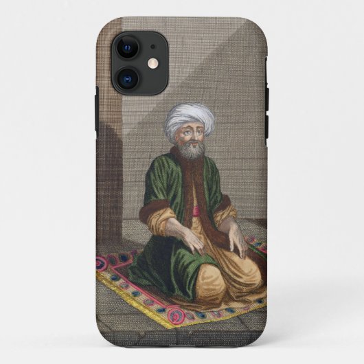 Turks Man, bidden, 18e eeuw (graven) Case-Mate iPhone Case (Achterkant)