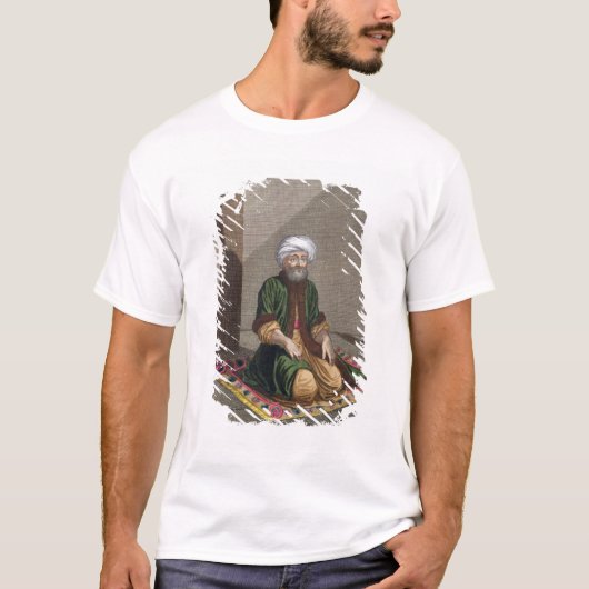 Turks Man, bidden, 18e eeuw (graven) T-shirt (Voorkant)