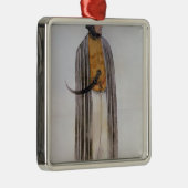 Turks Man Metalen Ornament (Rechts)