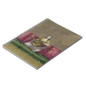 Turks meisje, borduurwerk, 18e eeuw (engravin) notitieboek (Linkerzijde)