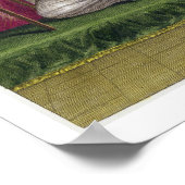 Turks meisje, borduurwerk, 18e eeuw (engravin) poster (Hoek)