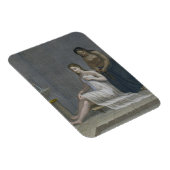 Turks meisje, met haar haar haar in de badkuipen magneet (Rechterzijde)