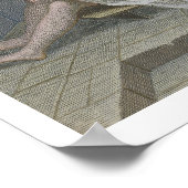 Turks meisje, met haar haar haar in de badkuipen poster (Hoek)