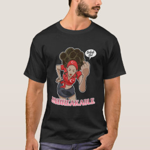Turks meisje onbreekbaar in Turks erfgoed T-shirt