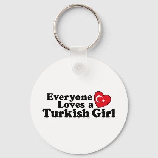 Turks meisje sleutelhanger (Voorkant)