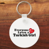 Turks meisje sleutelhanger (Voorkant)
