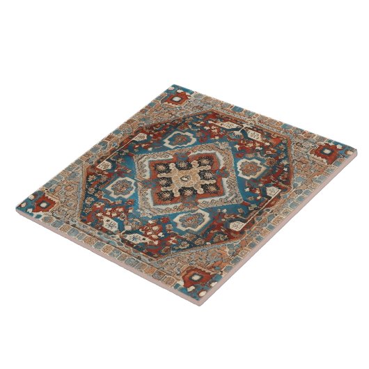 Turks Modern Mooi Oud Patroon Collectie Tegeltje (Zijkant)