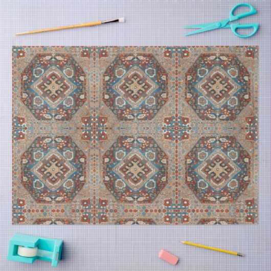 Turks Modern Mooi Oud Patroon Collectie Tissuepapier (Craft)