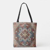 Turks Modern Mooi Oud Patroon Collectie Tote Bag (Achterkant)