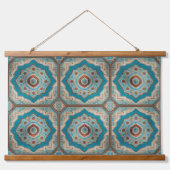 Turks mooi oud patroontrendy Collectie Hangend Wandkleed (Voorkant)