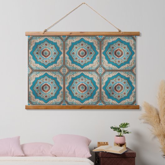 Turks mooi oud patroontrendy Collectie Hangend Wandkleed (Slaapkamer)