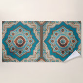 Turks mooi oud patroontrendy Collectie Strandlaken (Voorkant)