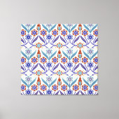 Turks mozaïek: kleurrijk naadloos patroon canvas afdruk (Voorkant)