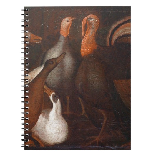 Turks Notitieboek van de Thanksgiving van duiven (Voorkant)