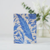 Turks Ottomaans blauw en wit keramisch tegels Briefkaart (Staand voorkant)
