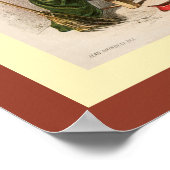 Turks~Ottomaans Rijk~ Istanbul~ Jean Brindesi ~ Poster (Hoek)