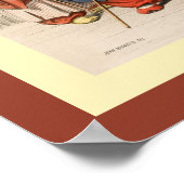 Turks~Ottomaans Rijk~ Istanbul~ Jean Brindesi ~ Poster (Hoek)