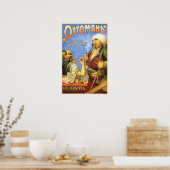 Turks OTTOMAN Cigaretes Tobacco Advert Poster (Keuken)