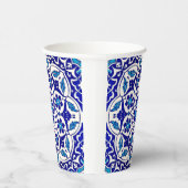 Turks Ottoman Iznik Indigopartij Papieren Bekers (Rechts)