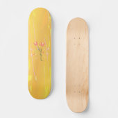 Turks papaver persoonlijk skateboard (Voorkant)