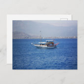 Turks passagiersjacht briefkaart (Voorkant / Achterkant)