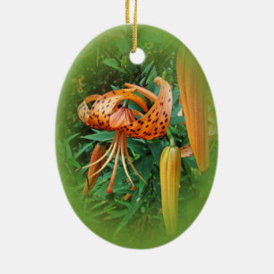 Turks Pet Lily Wildflower Keramisch Ornament
