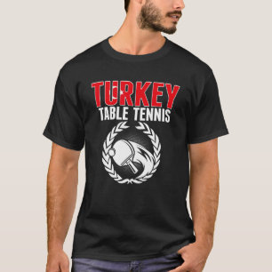 Turks pingpongteam voor Tennis T-shirt
