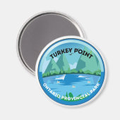Turks Point Ontario Provinciale Park Magnet (Voorkant / Achterkant)
