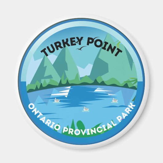 Turks Point Ontario Provinciale Park Magnet (Voorkant)