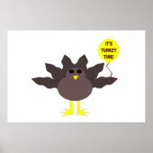 Turks Poster van de Tijdige Thanksgiving (Voorkant)