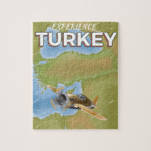Turks poster voor het klassieke reizen legpuzzel