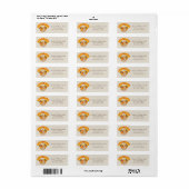 Turks Retouradres Label (Full Sheet)