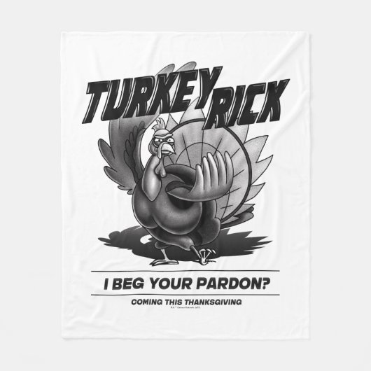 Turks Rick: "I Beg Your Pardon?" Fleece Deken (Voorkant)