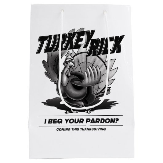 Turks Rick: "I Beg Your Pardon?" Medium Cadeauzakje (Achterkant)