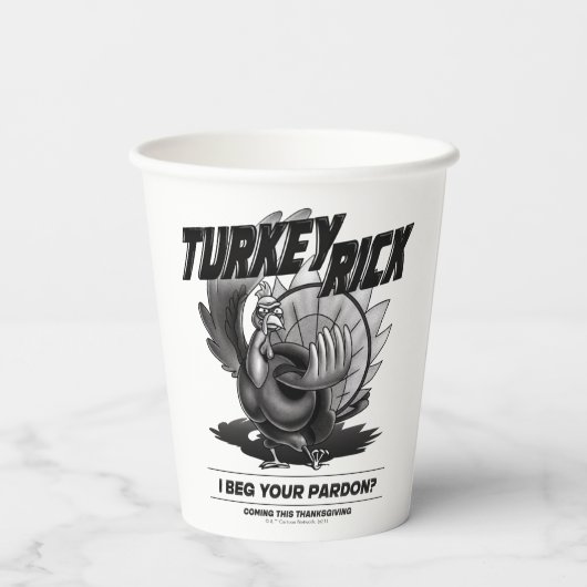 Turks Rick: "I Beg Your Pardon?" Papieren Bekers (Achterkant)