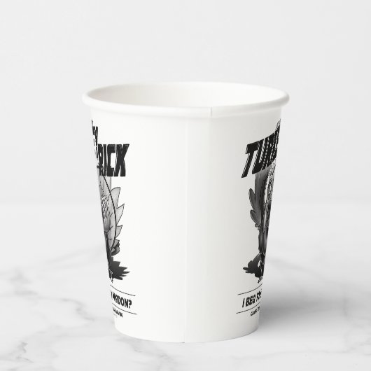 Turks Rick: "I Beg Your Pardon?" Papieren Bekers (Rechts)