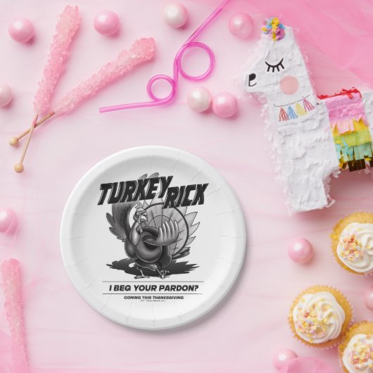 Turks Rick: "I Beg Your Pardon?" Papieren Bordje (Feest)