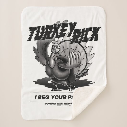 Turks Rick: "I Beg Your Pardon?" Sherpa Deken (Voorkant)