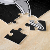 Turks Riding Shark Face-Mask Funny Animal Legpuzzel (Zijkant)