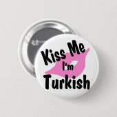 turks ronde button 5,7 cm (Voorkant /achterkant)