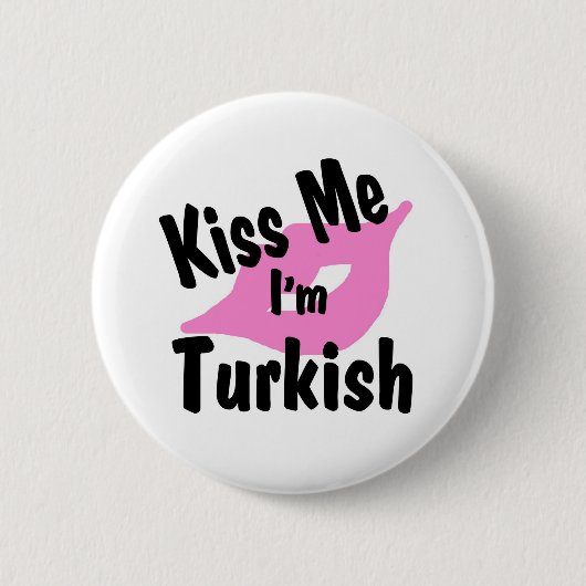 turks ronde button 5,7 cm (Voorkant)