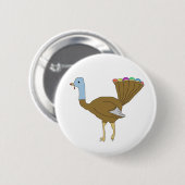 Turks Ronde Button 5,7 Cm (Voorkant /achterkant)